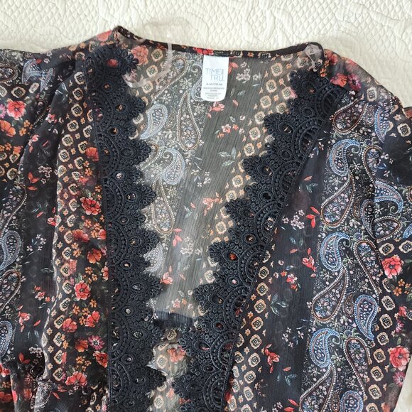 Sheer Time and True Kimono Bohemian Cover - Picture 2 of 8